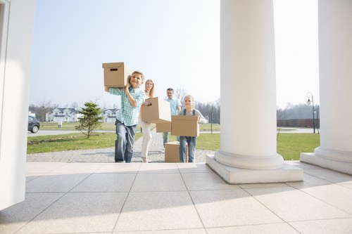 Professional movers handling urgent relocation items in Stockwell