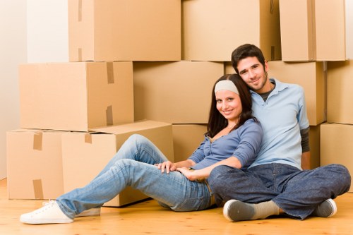 Team assessing risks before moving furniture