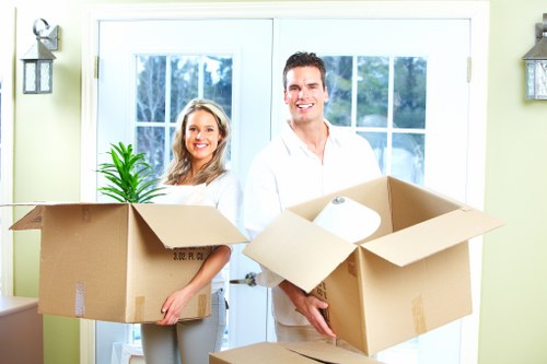 Careful packing of fragile household items for a Stockwell move