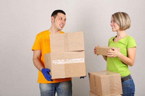 Different types of sturdy moving boxes in Stockwell