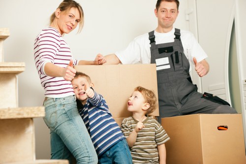 Home moving help and furniture transport