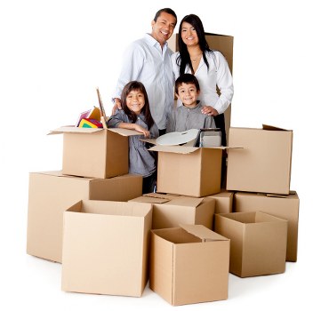 Packing boxes and furniture for removal services in Stockwell